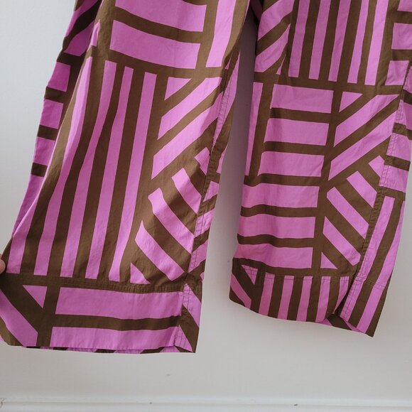 "Irregular Sleep Pattern" High-Waisted 100% Organic Cotton Pyjama Pants-Size 2XL - Picture 7 of 10